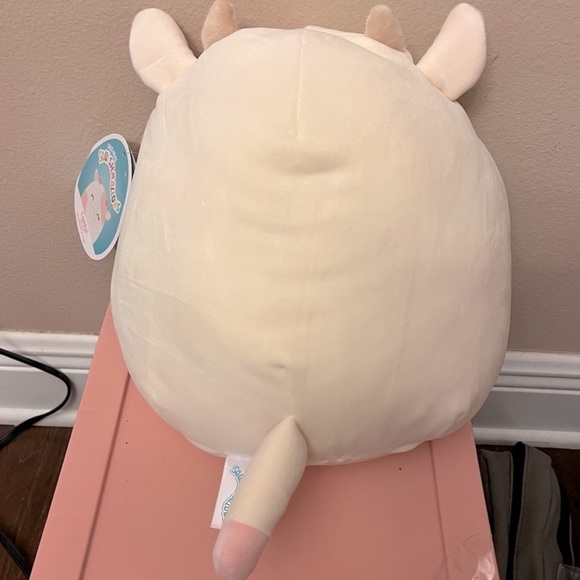 Caedyn the Cow Squishmallow Pink and White Squishmallow 10” - Picture 3 of 4